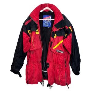 Vintage Spyder XT Tommy Moe Series Red Ski Snowboard Jacket Skiing Size‎ Large